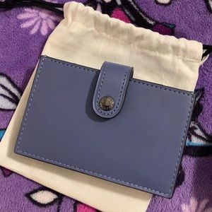 Coach Leather Small Accordion Colorblock Card Case